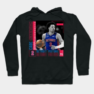 Cade Cunningham Paper Poster Hoodie